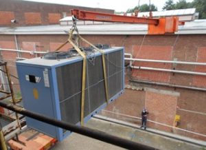 Pictures of the demonstration plant in Oelegem under construction